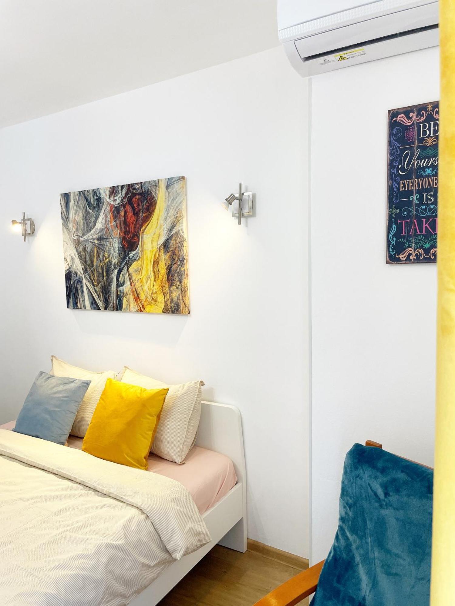 Alegro Studio Apartment Bukares Bagian luar foto
